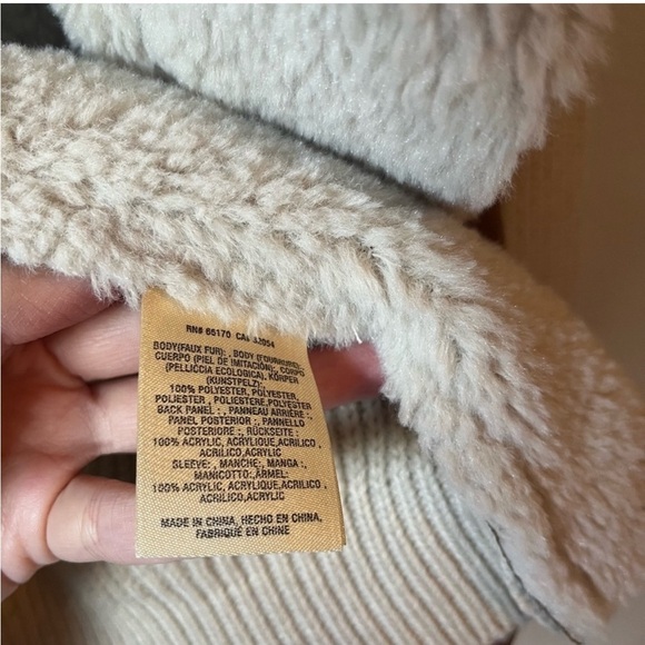 Anthropologie Moth Mixed Media Faux Suede Knit Cardigan Jacket Size XS - Picture 9 of 9